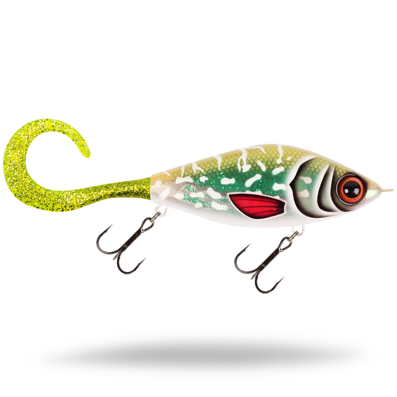 Glitter Pike – Green / Golden Glitter
